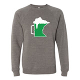 Green Beer Mug Minnesota Crewneck Sweatshirt