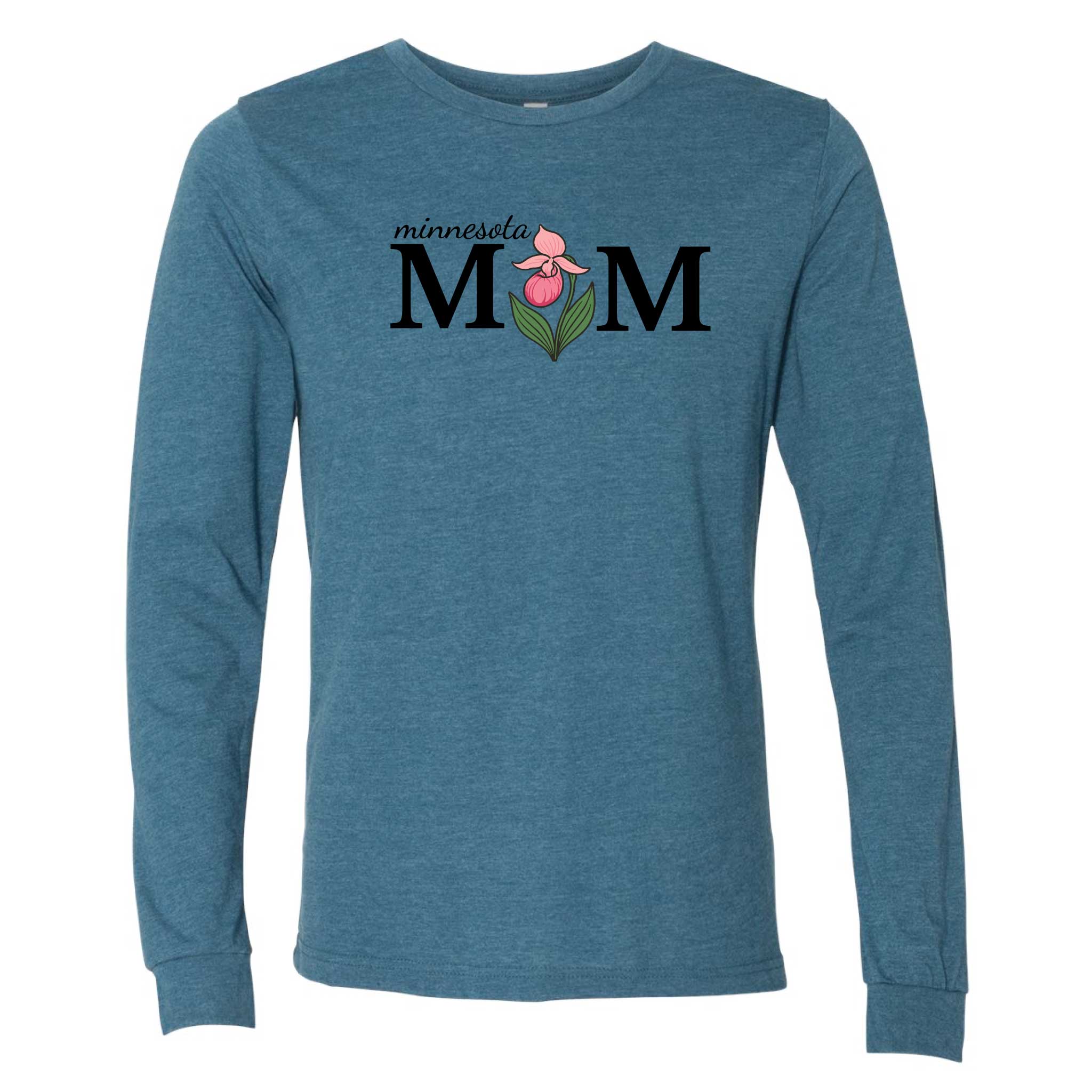 Minnesota MOM Lady's Slipper Long Sleeve T-Shirt – Minnesota Awesome
