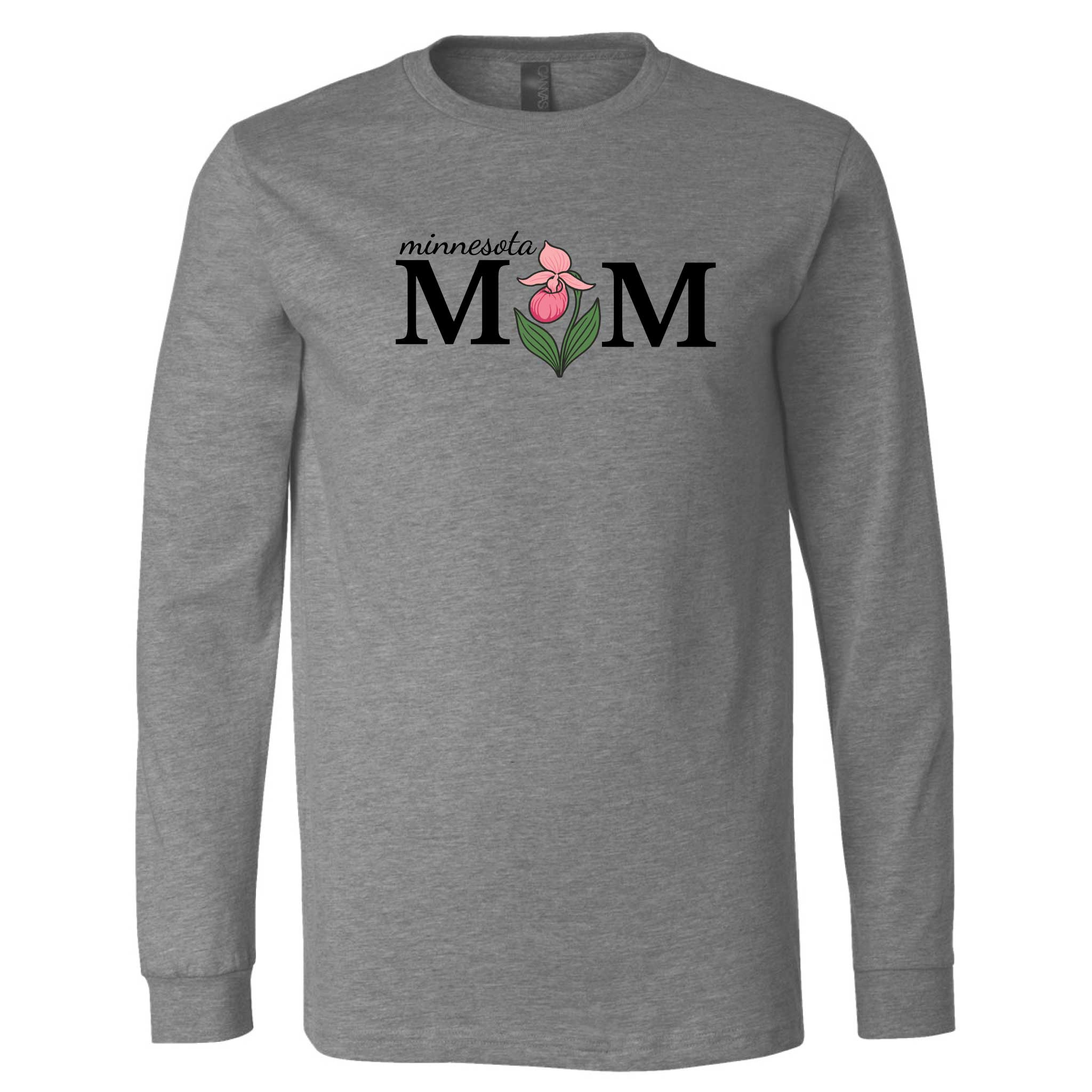 Minnesota MOM Lady's Slipper Long Sleeve T-Shirt – Minnesota Awesome