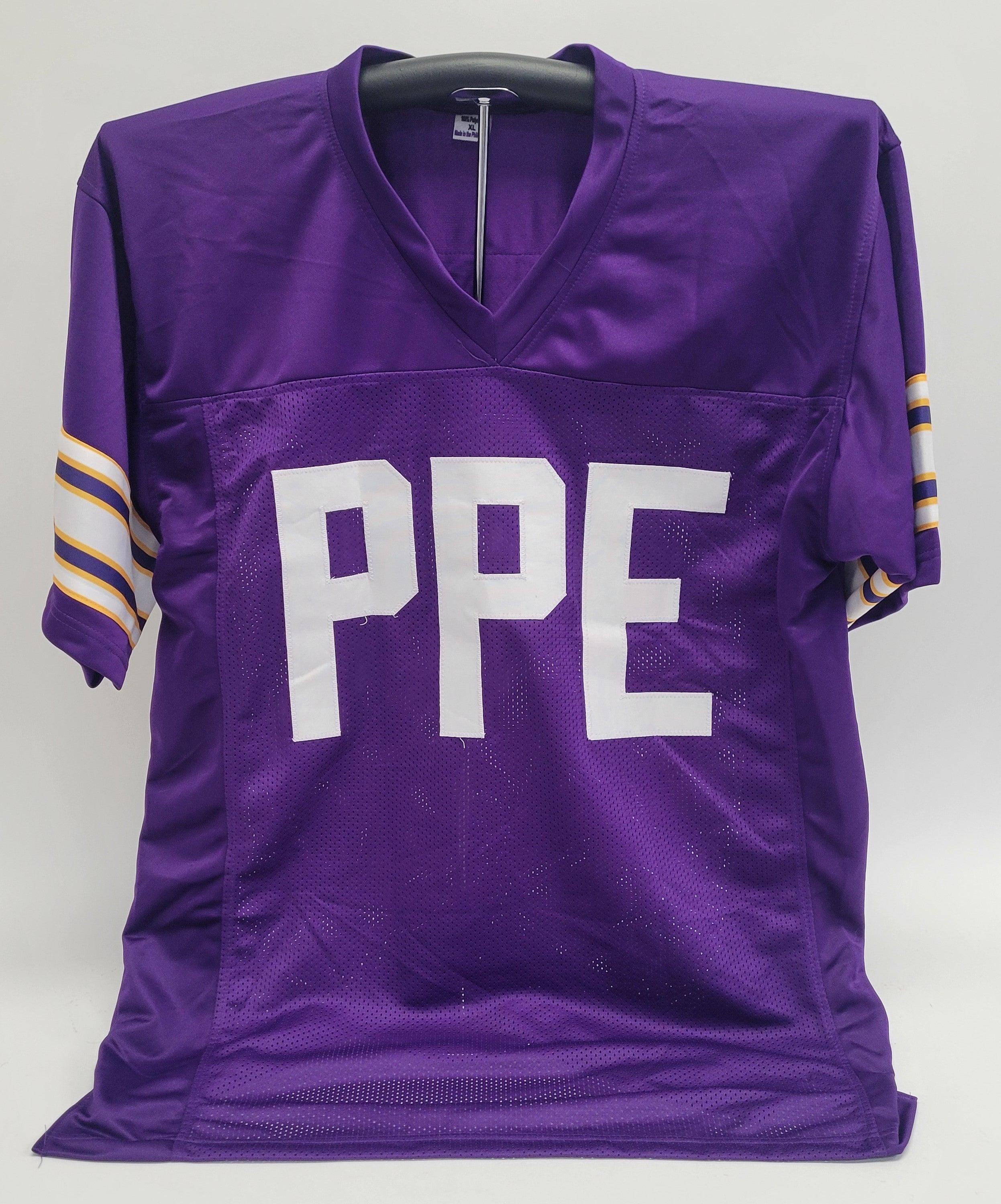 Vikings Purple People Eaters Autographed Custom Jersey (Beckett