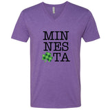 Buffalo Plaid Clover Minnesota V-Neck T-Shirt