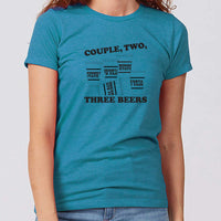Couple, Two, Three State Fair Beers Minnesota Women's Slim Fit T-Shirt