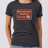 Metrodome I-394 Minnesota Women's Slim Fit T-Shirt