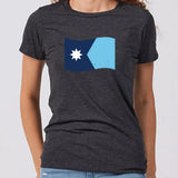 Minnesota State Flag Women's Slim Fit T-Shirt