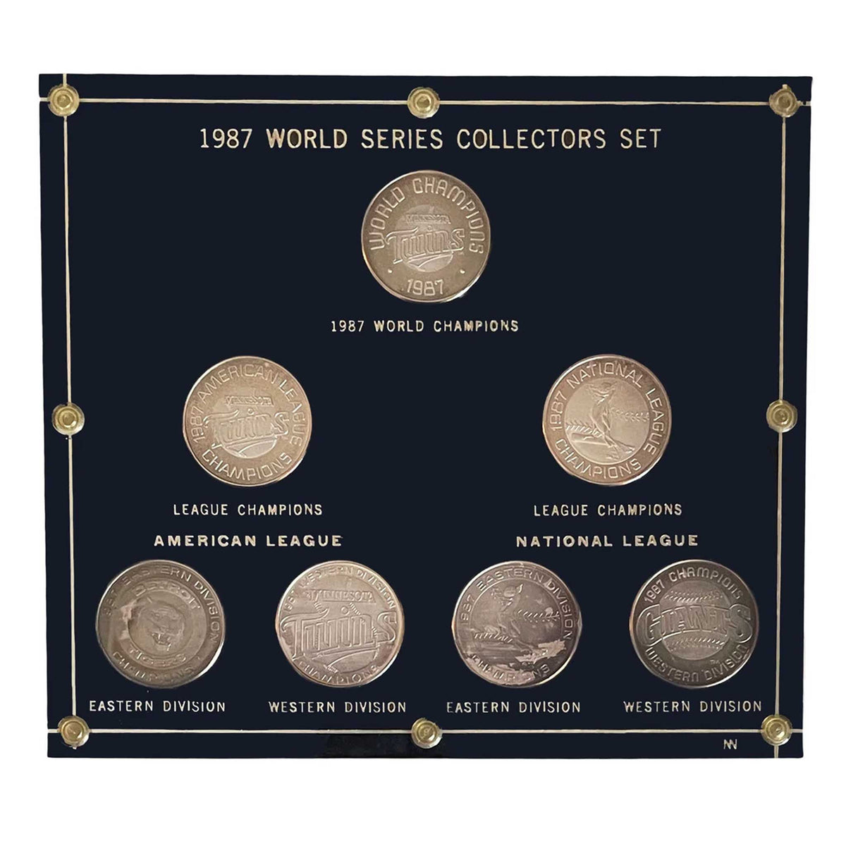 1987 World Series Commemorative Pin - Twins vs. Cardinals