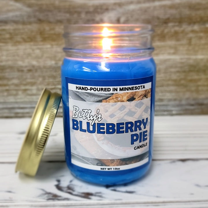 Old Williamsburgh Candle BLUEBERRY PIE 3 oz Mason Jar Candle