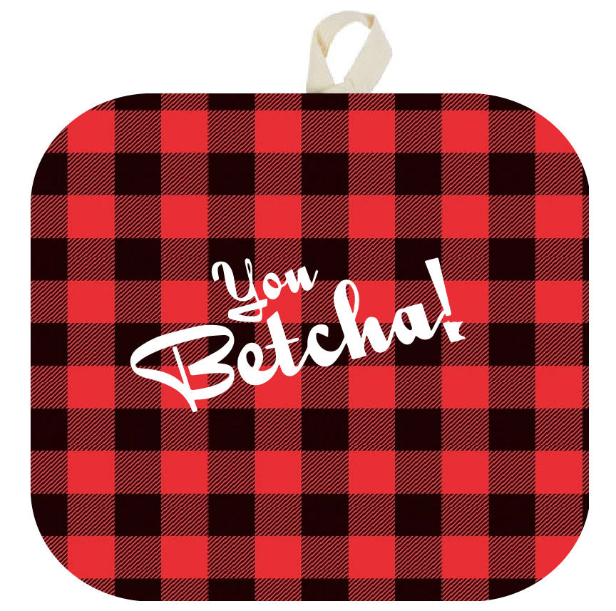 Red, Buffalo, Plaid, Flour Sack, Tea Towel