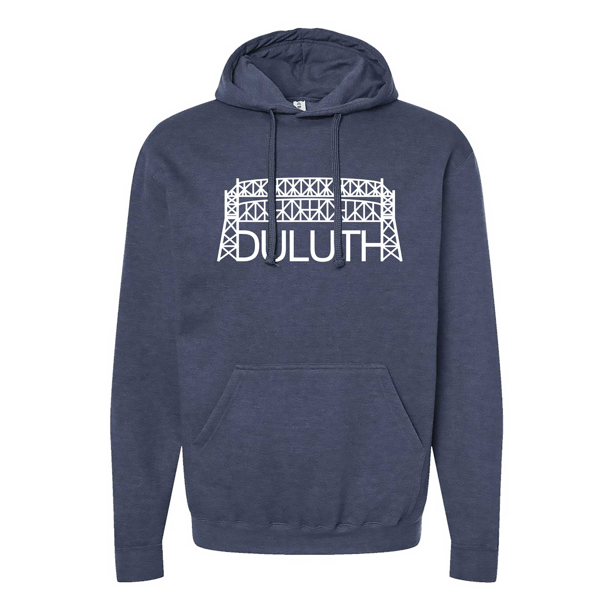 Men's University Of Minnesota Duluth Official Distressed Primary Unisex Adult Pull Over Hoodie Black 2x Large