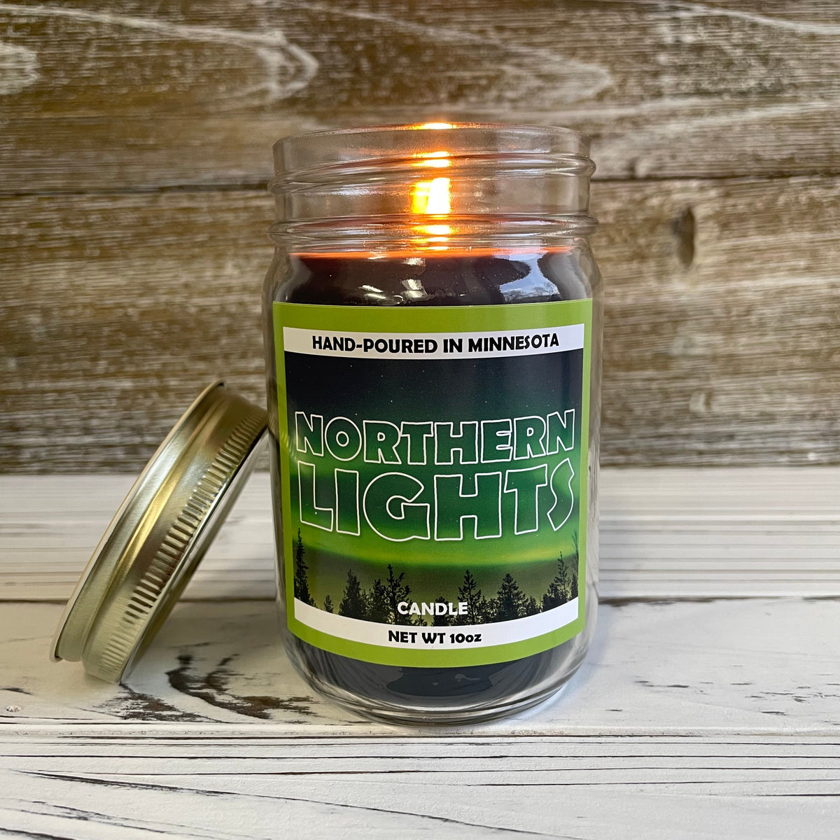 Northern Lights Candle Minnesota Awesome