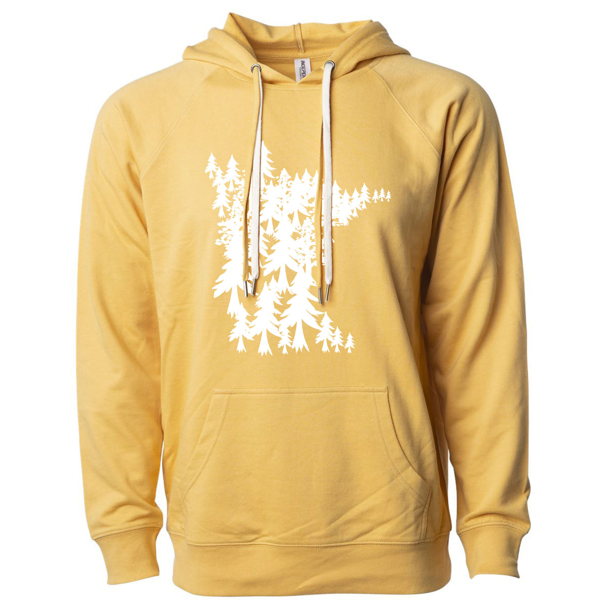 Minnesota Trees Lightweight Hoodie Minnesota Awesome