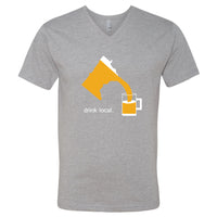 Drink Local Minnesota V-Neck T-Shirt