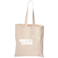 Minnesota Awesome Canvas Tote Bag