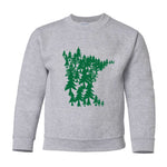 Minnesota Green Trees Youth Sweatshirt
