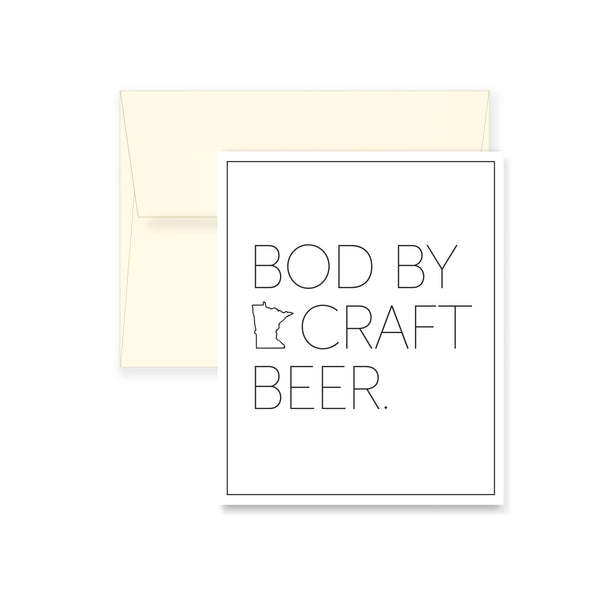 Bod By Minnesota Craft Beer Father's Day Card