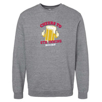 Cheers to 8th Inning Beers Crewneck Sweatshirt