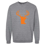 Minnesota Blaze Orange Antlers Crewneck Sweatshirt