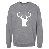 Minnesota White Antlers Crewneck Sweatshirt