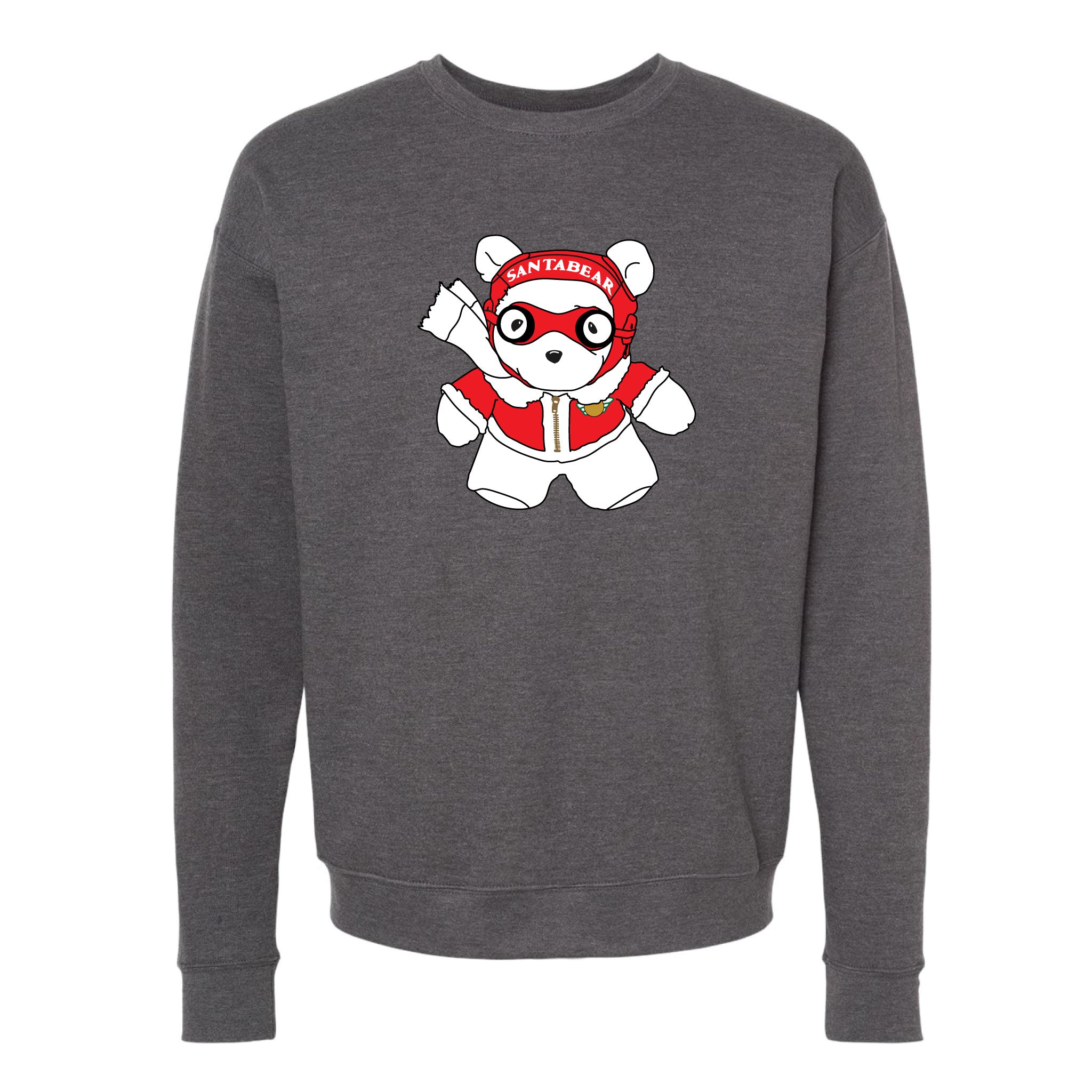 Aviator Santa Bear Crewneck Sweatshirt – Minnesota Awesome