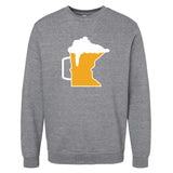 Beer Mug Minnesota Crewneck Sweatshirt