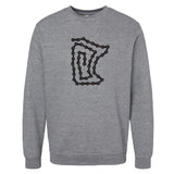 Bike Chain Minnesota Crewneck Sweatshirt