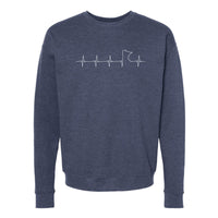 Minnesota EKG Crewneck Sweatshirt