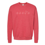 Minnesota EKG Crewneck Sweatshirt