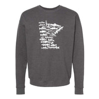 Minnesota Fish Stamp Crewneck Sweatshirt