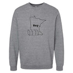 Hey. Minnesota Crewneck Sweatshirt