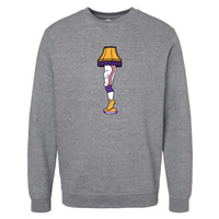 Minnesota Pro Football Holiday Leg Lamp Crewneck Sweatshirt