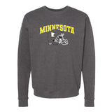 Minnesota Football Helmet Crewneck Sweatshirt