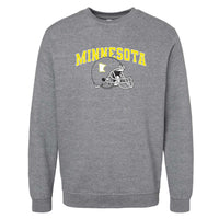 Minnesota Football Helmet Crewneck Sweatshirt