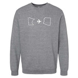 Minnesota to Arizona Crewneck Sweatshirt