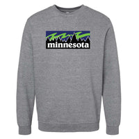 Northern Lights Minnesota Crewneck Sweatshirt