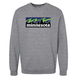 Northern Lights Minnesota Crewneck Sweatshirt