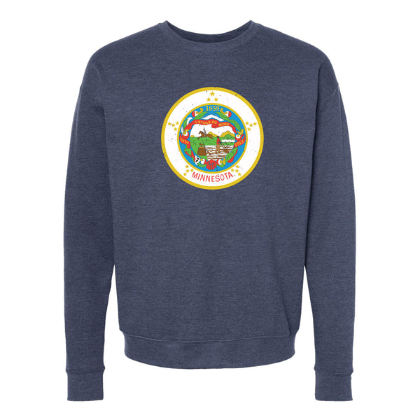 Vintage Minnesota State Flag Crewneck Sweatshirt