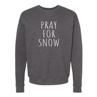Pray for Snow Minnesota Crewneck Sweatshirt