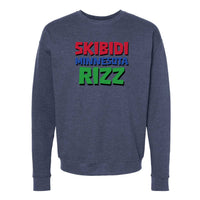 Skibidi Minnesota Rizz Crewneck Sweatshirt