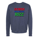 Skibidi Minnesota Rizz Crewneck Sweatshirt