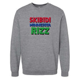 Skibidi Minnesota Rizz Crewneck Sweatshirt