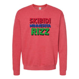 Skibidi Minnesota Rizz Crewneck Sweatshirt