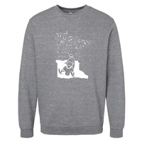 Snowmobile Minnesota Crewneck Sweatshirt