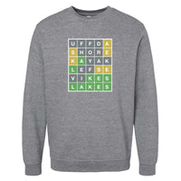 Wordle Minnesota Crewneck Sweatshirt