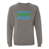 This Is My Happy Place Minnesota Crewneck Sweatshirt