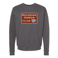 Metrodome I-394 Minnesota Crewneck Sweatshirt