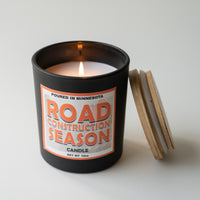 Road Construction Season Candle