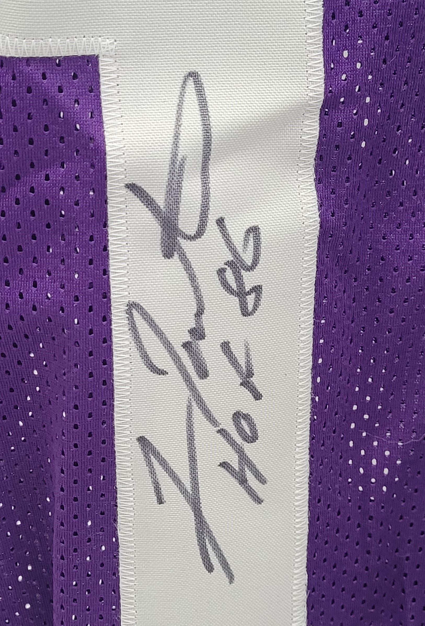 Fran Tarkenton Autographed & Inscribed Custom Vikings Jersey (JSA