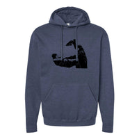 Fish Stabbing Grumpy Guys Minnesota Hoodie