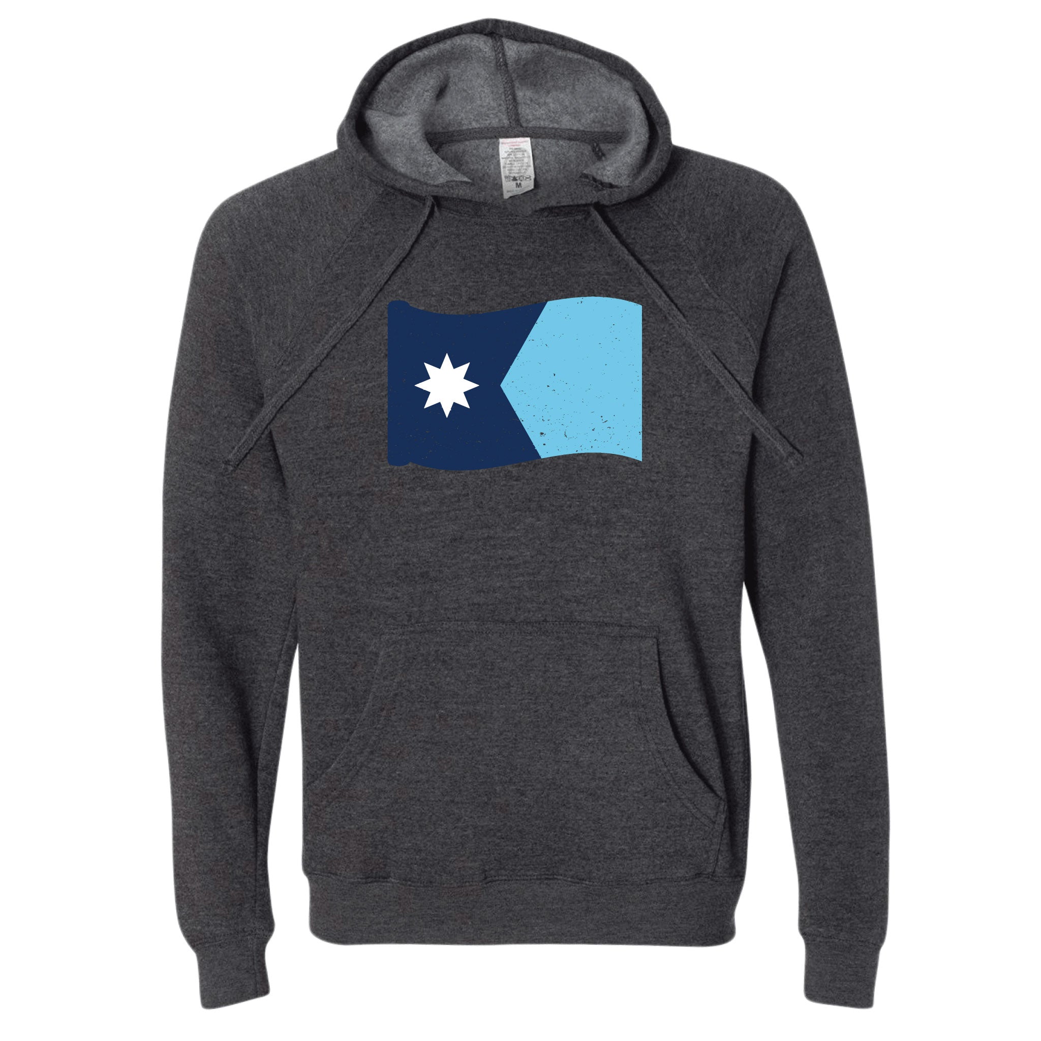 トップス NEW FLAG OVERSIZE SWEAT HOODIE - L.BLUE royal_flag_hoodie_adult_grande