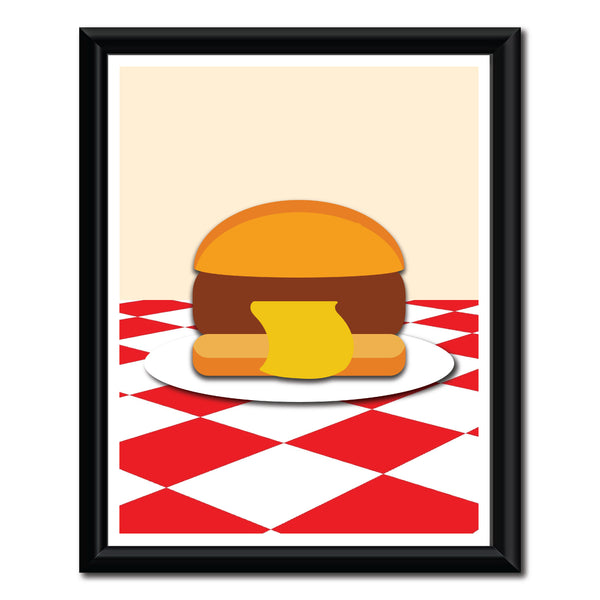 Juicy Lucy Wall Art Print