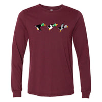 Duck Duck Grey Duck 8-Bit Minnesota Long Sleeve T-Shirt